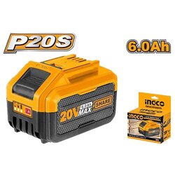 แบตเตอรี่ 20V 6.0Ah FBLI2060 INGCO
