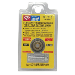 ลูกคัตเตอร์ ตัดกระเบื้อง 21.5มม รุ่นลูกปืน NO. 215 ISHIL