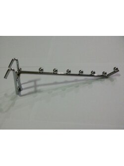 ลวดตะขอแขวนสินค้า ใช้ร่วมกับผนังรูเสียบ 7 ปุ่ม ขายส่งยกกระสอบ