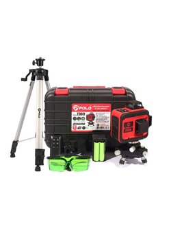 POLO เครื่องวัดระดับเลเซอร์แสงเขียว 12 เส้น รุ่น 7359 พร้อมขาตั้ง