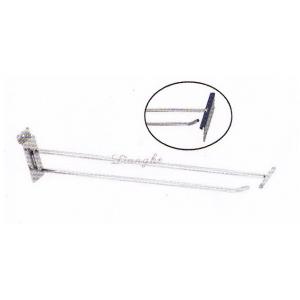 ลวดตะขอแขวนสินค้า พร้อมป้ายราคาใช้กับผนังเสียบ Slatwall