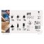 ชุดดอกทริมเมอร์เซาะร่องแต่งขอบ 6ตัวชุด 2607017470 BOSCH