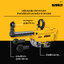DEWALT เครื่องดูดฝุ่นสำหรับสว่านโรตารี่ไร้สายรุ่น DCH263 รุ่น DWH205DH-KR