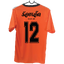 เสื้อกีฬา สีส้ม สกรีนร้อยเอ็ด เบอร์ 2-16 Size : L, XL