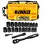 ชุดลูกบล็อก1/2" 23ชิ้น+กล่อง DWMT74739 DEWALT