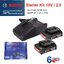 ชุดแบต Starter Kit 18V / 2.0 BOSCH #1600A01B6K