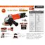 หินเจียร4" ปรับรอบได้ J-G9618 PUMPKIN 50350