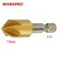 WORKPRO WP400443 ดอกคว้านรูก้านหกเหลี่ยม (19 มม.)
