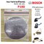 กระดาษทรายสักหลาด ขนาด 225mm. P180 BOSCH (แพค10ใบ)
