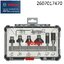 ชุดดอกทริมเมอร์เซาะร่องแต่งขอบ 6ตัวชุด 2607017470 BOSCH