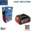 BOSCH แบตเตอรี่ 18V / 5.0Ah 1600A028TT