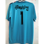เสื้อกีฬา สีฟ้า สกรีน ผู้ใหญ่บ้าน หมู่ 1-16 Size : L, XL