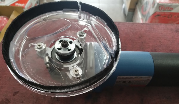 กาดดูดฝุ่นสำหรับใบเจียรบัว4" แบบใส