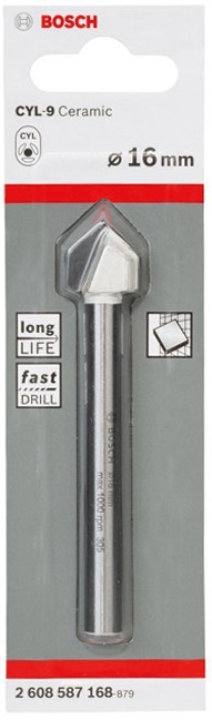 ดอกเจาะกระเบื้อง CYL-9 Ceramic BOSCH