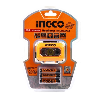 INGCO ไฟฉายคาดหัว LED รุ่น HHL013AAA8 (ถ่าน AAAx3)