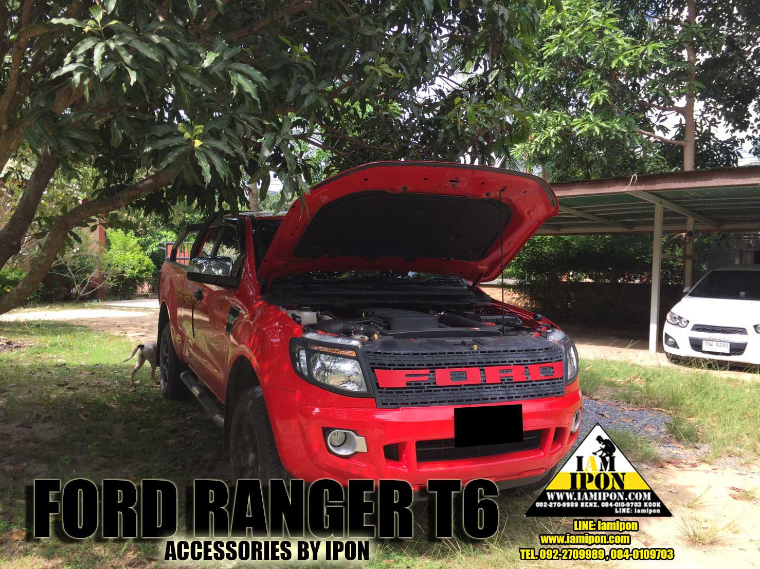INSULATION BONNET FORD RANGER T6 2012-2014 แผ่นกันความร้อนฟอร์ดเรนเจอร์ T6 2012-2014