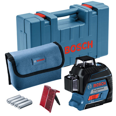 เลเซอร์ระดับ12เส้น แสงแดง GLL3-80 BOSCH กล่องพลาสติก