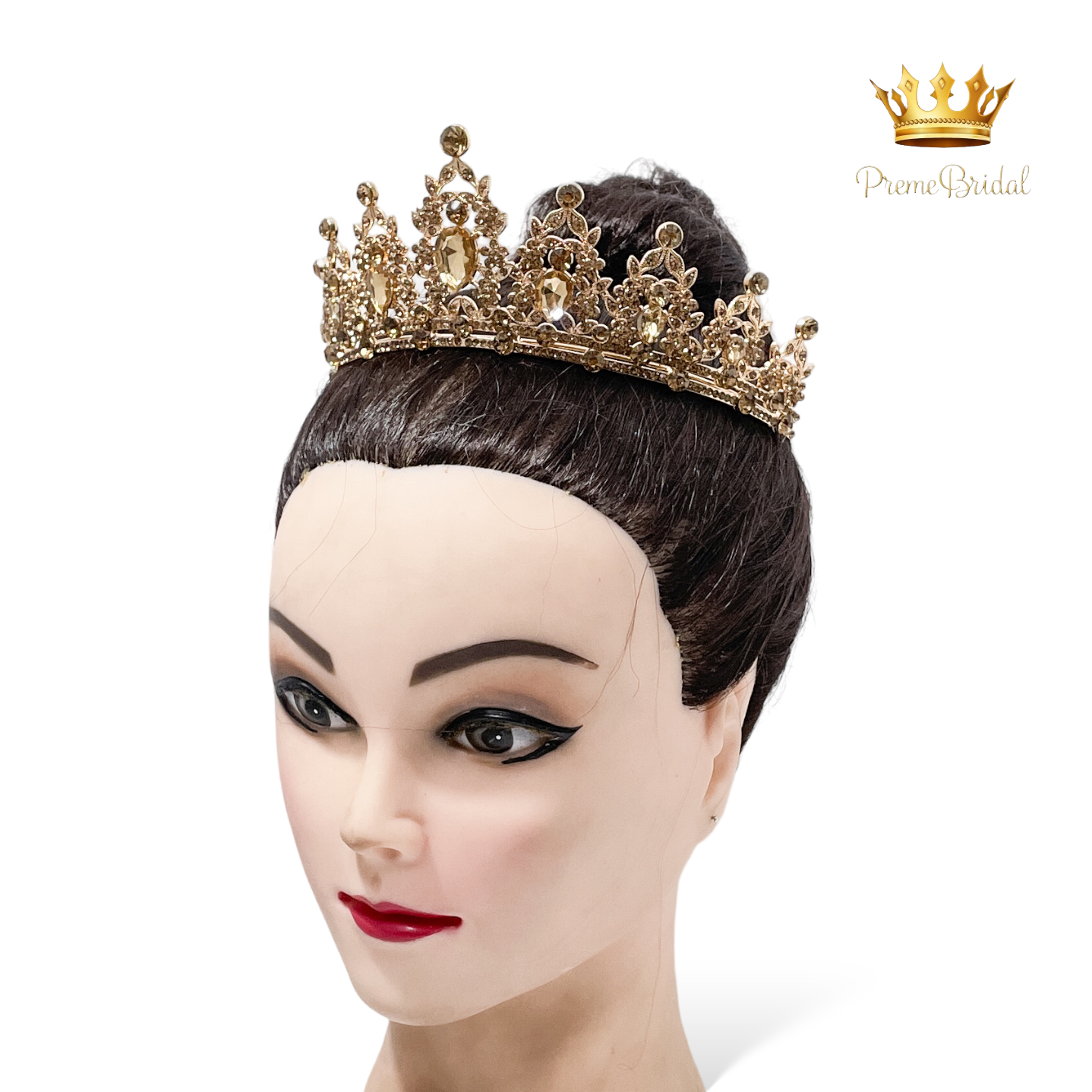 (พร้อมส่ง) เทียร่า 146 สีทอง-เหลือง งานสวย ปราณีต QCเพชรทุกเม็ด สินค้าพร้อมส่งจากไทย