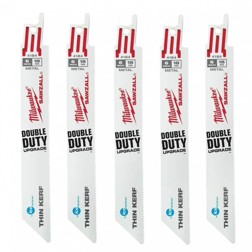 ใบเซเบอร์ 6" 48-00-4184 Milwaukee (5ใบ/แพค)