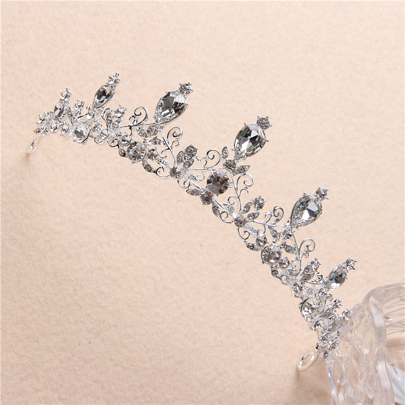 (พร้อมส่ง) เทียร่า 161 สีเงิน มงกุฎนางงาม มงกุฎเจ้าหญิง งานสวย ปราณีต QCเพชรทุกเม็ด สินค้าพร้อมส่งจากไทย