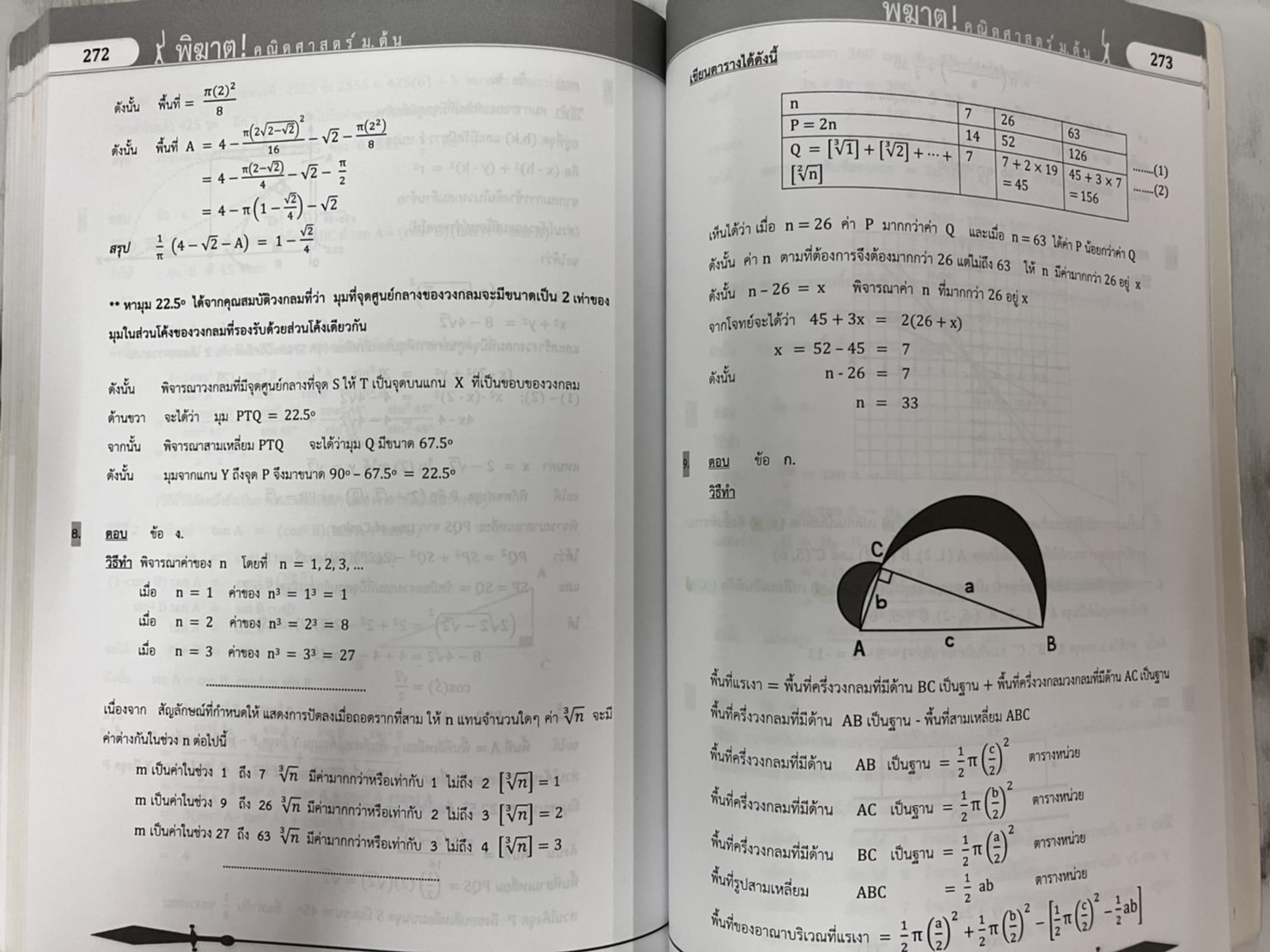 พิฆาต ! คณิตศาสตร์ ม.ต้น (หนังสือมือสอง)