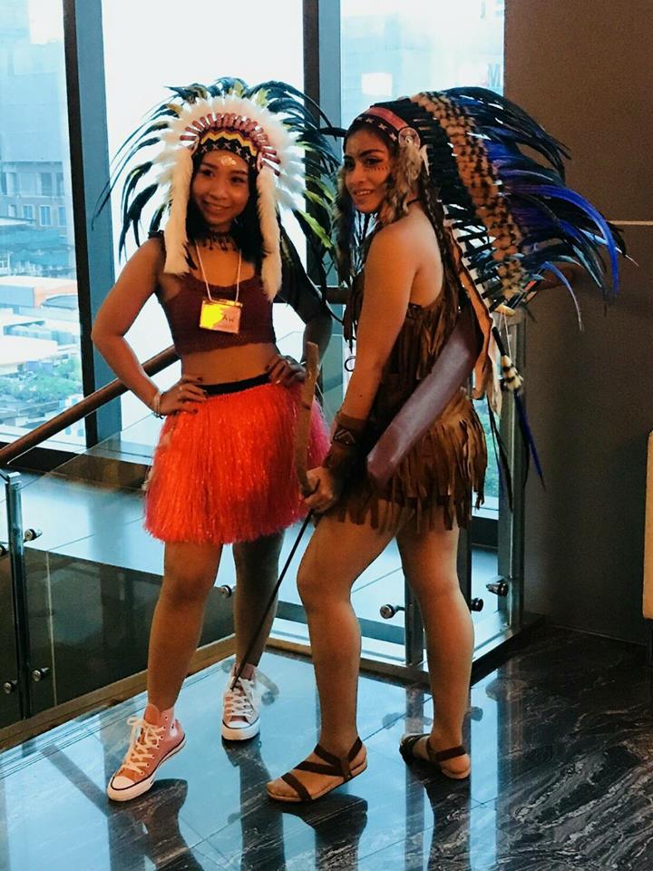 ชุดอินเดียแดงหญิง