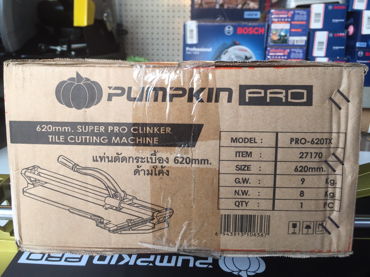 แท่นตัดกระเบื้อง25" (620mm.) PRO-620TX PUMPKIN #27170