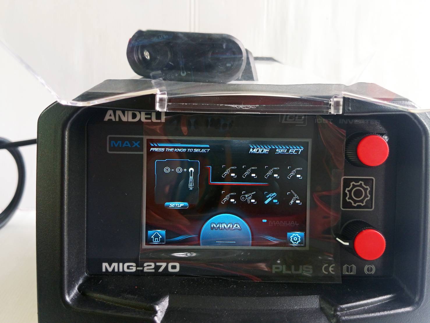 ANDELI ตู้เชื่อม MIG-270 MAX PLUS เชื่อมได้ 3 ระบบ MIG/MMA/TIG สามารถเชื่อมอลูมิเนียมได้ มีจอ LCD