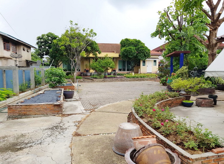 H1186 ขายบ้านเดี่ยวชั้นเดียว 281 ตารางวา อยู่ในตัวเมืองราชบุรี ตกแต่งหรู สภาพพร้อมอยู่