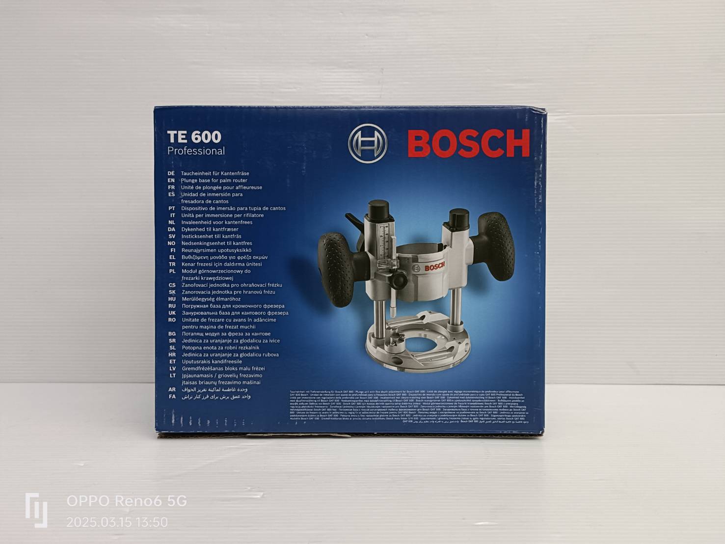 เสื้อเร้าเตอร์อลูมิเนียม TE600 BOSCH สำหรับ GKF18V-8