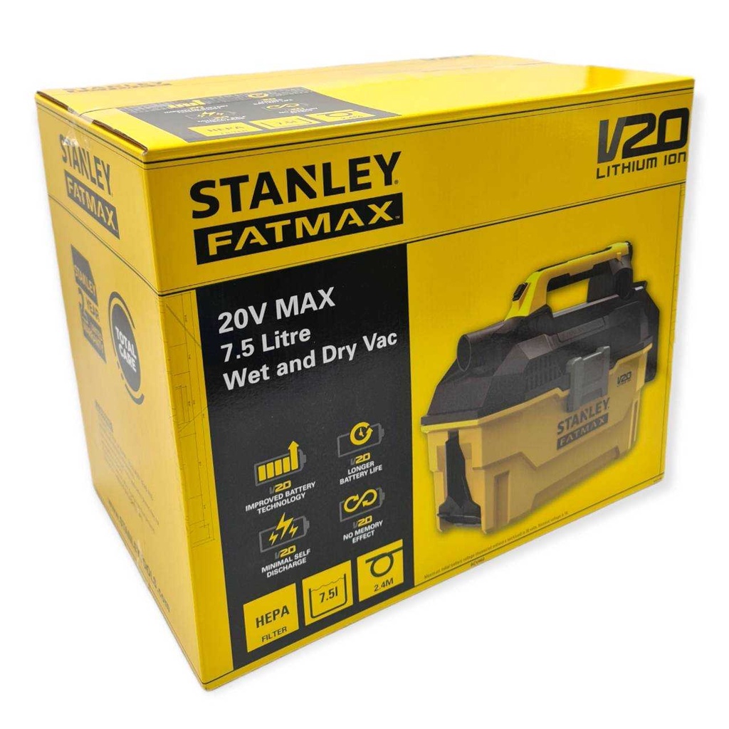 เครื่องดูดฝุ่นไร้สาย20V รุ่น SCV002-B2 STANLEY พร้อมชุดแบต