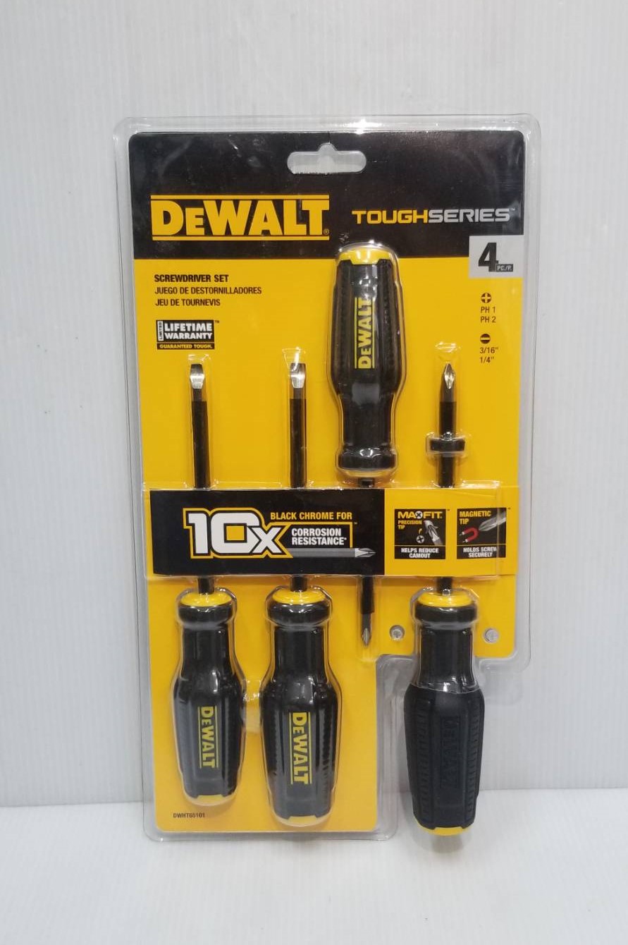 ชุดไขควง 4ชิ้น DWHT65101 DEWALT