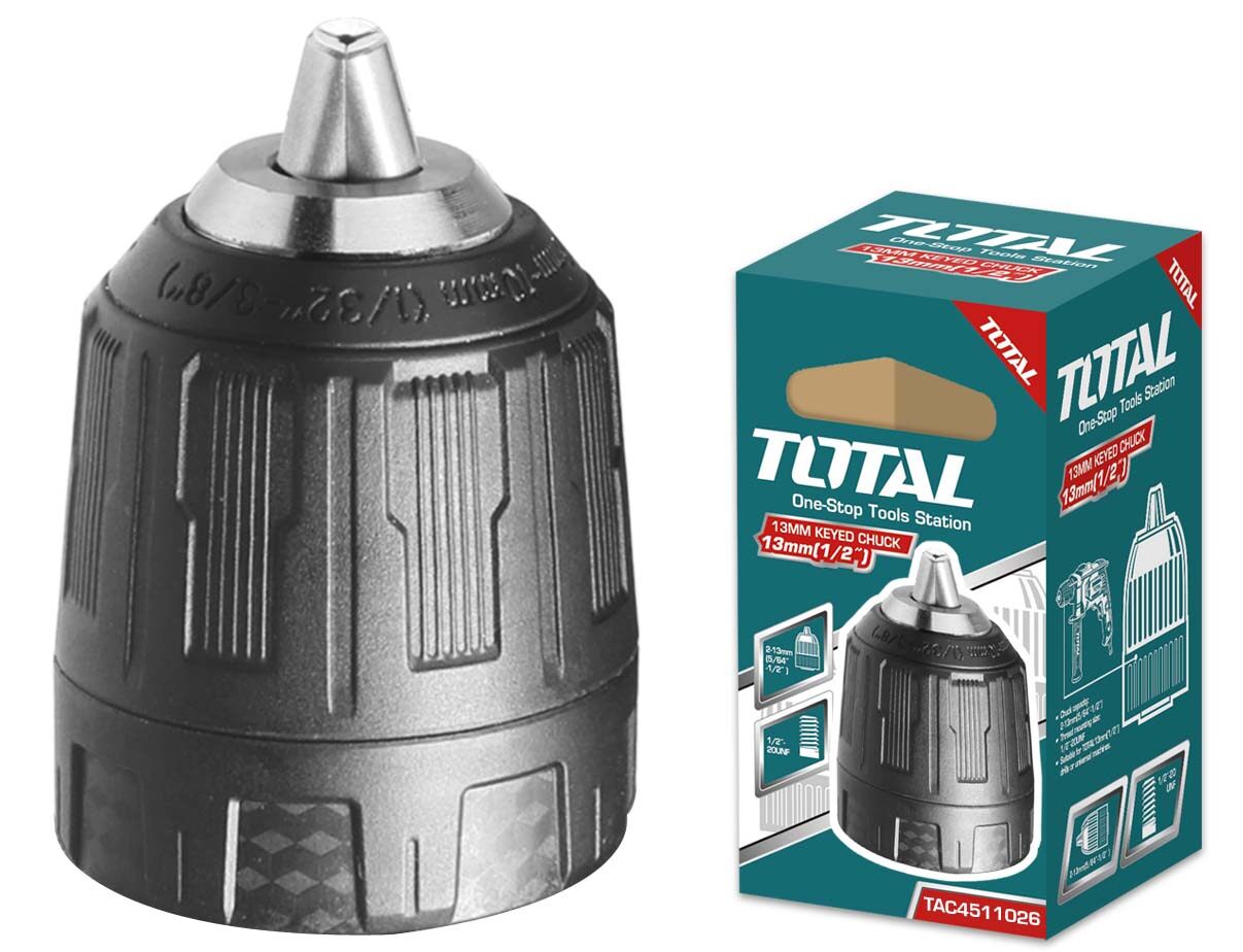 หัวจับดอกสว่าน 10มม.(3/8") TAC451026 TOTAL