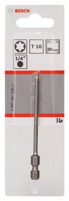 ดอกไขควงT10x89 BOSCH 2607001648