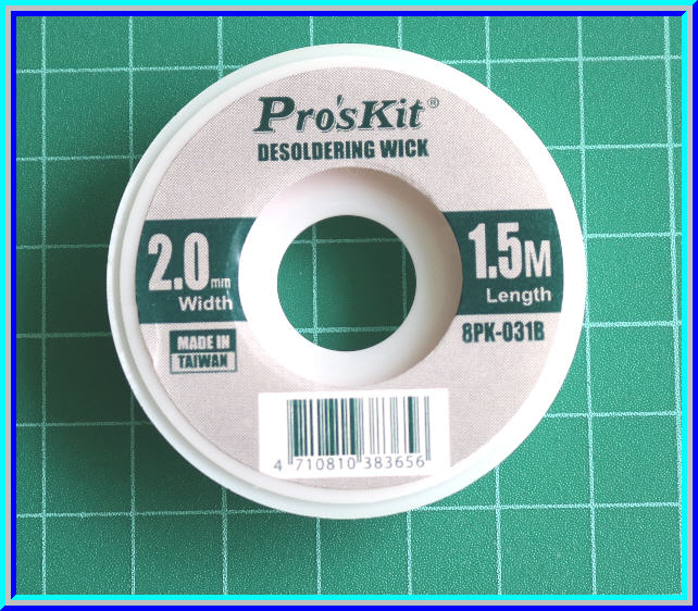 1x ลวดซับตะกั่ว 2.0 มม ยาว 1.5 เมตร ยี่ห้อ Pro's Kit