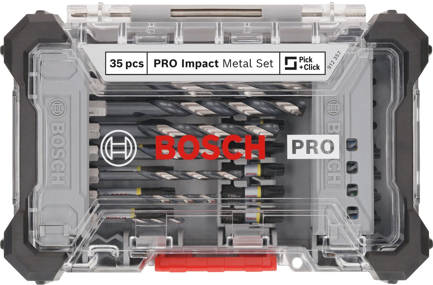 BOSCH PRO Impact Metal Bit Set, 35 pcs ชุดดอกไขควง 2608521U80