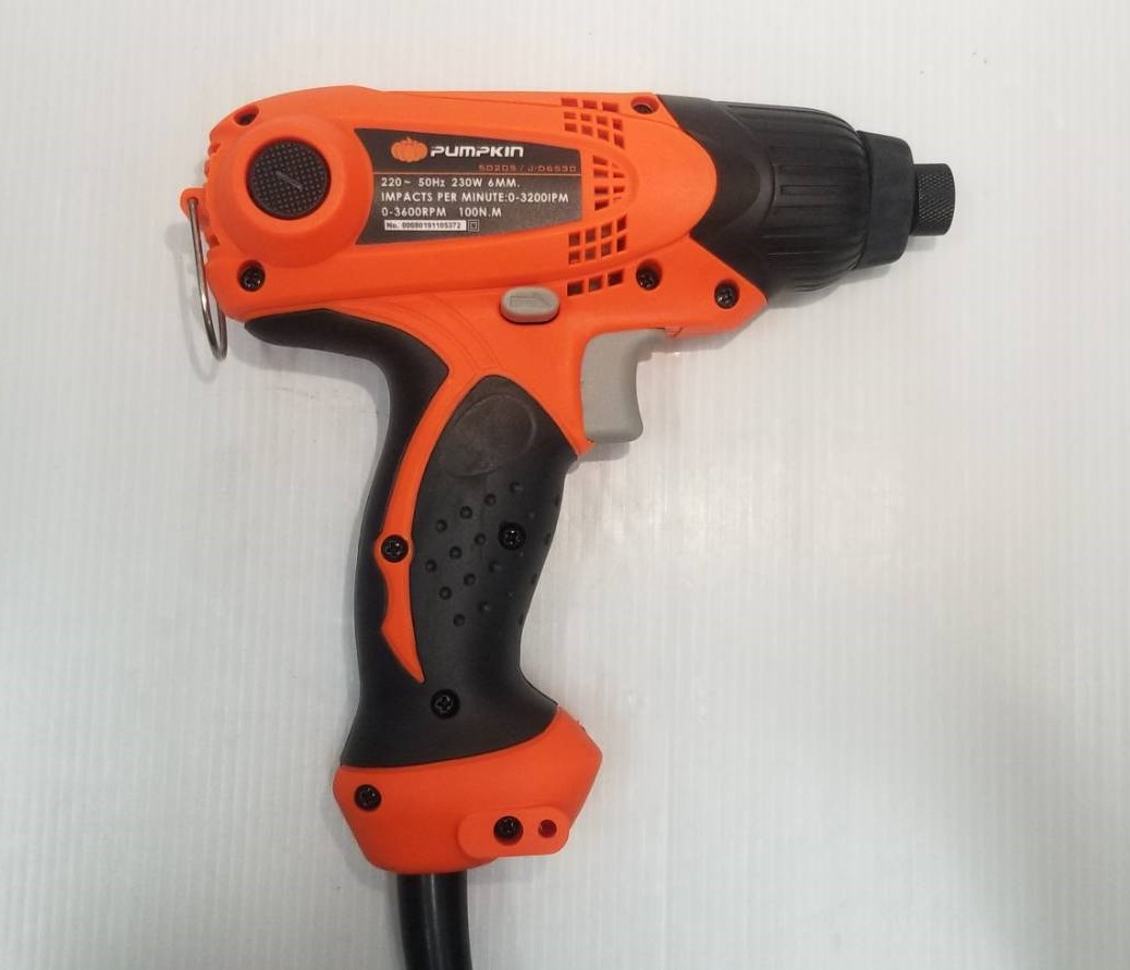 สว่านไขควงกระแทกไฟฟ้า 6 มม. รุ่น J-D6530 PUMPKIN #50205
