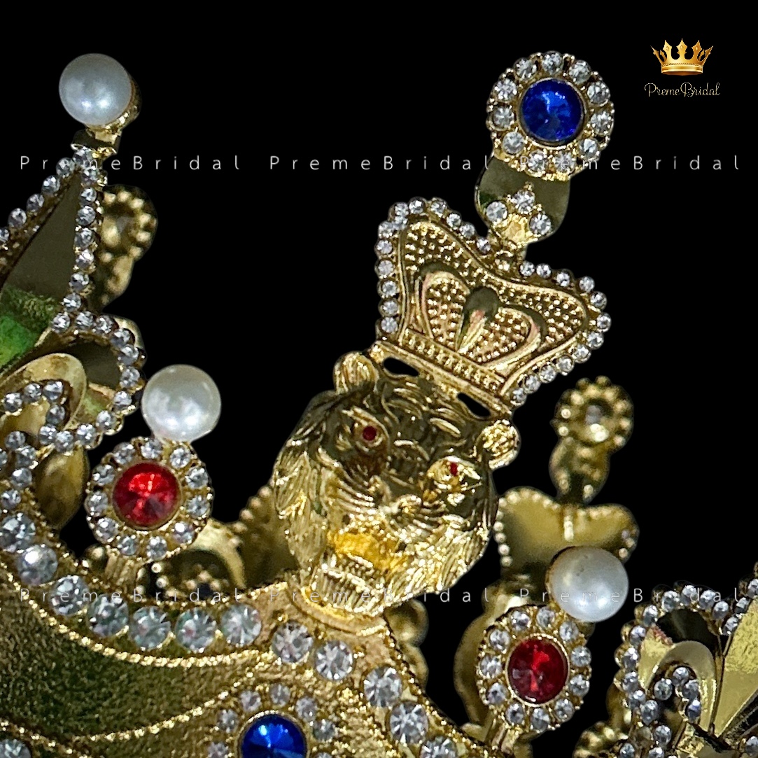 (พร้อมส่ง) มงกุฏผู้ชาย 107 สีทอง งานเจ้าชาย งานพระราชา การประกวด สินค้าพร้อมส่ง ไม่ต้องรอนาน งานพรีเมี่ยม ส่งด่วนจาก จ.อุบลราชธานี