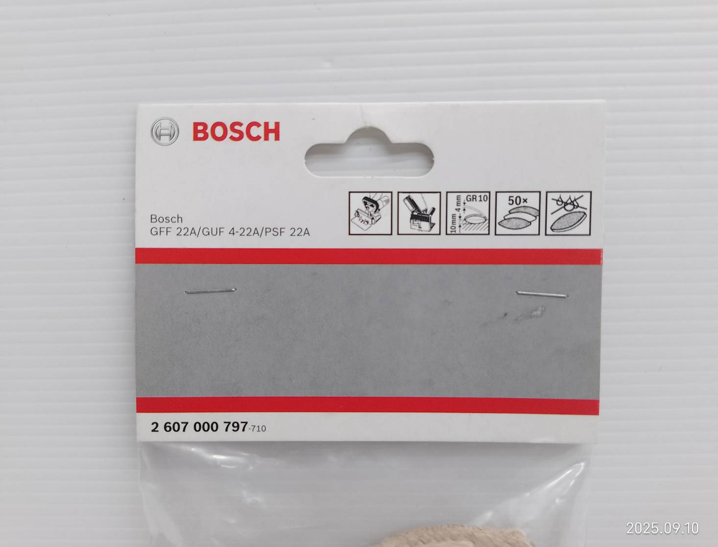 จอยท์บิสกิต เบอร์ 10 BOSCH 2607000797 จำนวน 50 ชิ้น