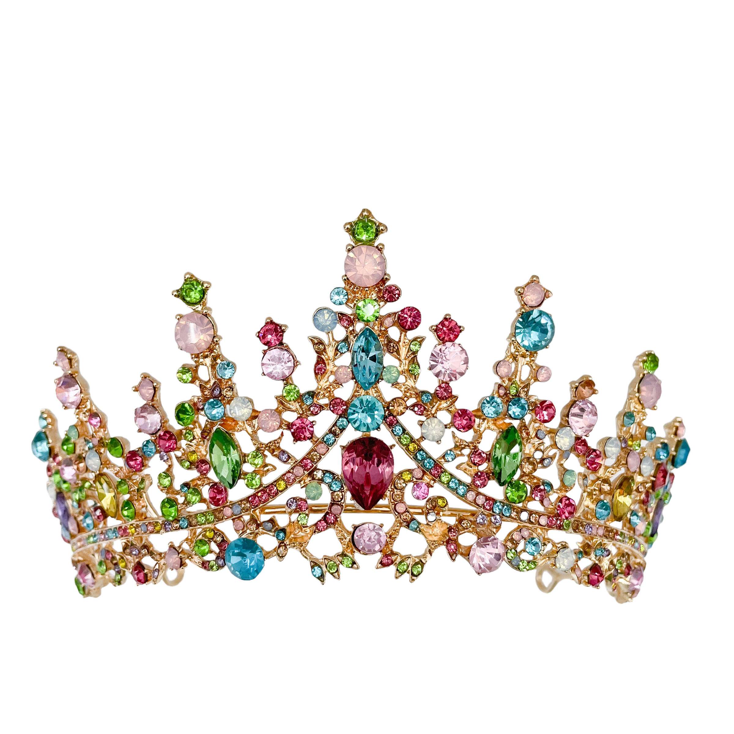 (พร้อมส่ง) เทียร่า 273 สีรวมสี มงกุฎนางงาม งานสวย ปราณีต QCเพชรทุกเม็ด ร้านคนไทย คุยง่าย ส่งเร็ว