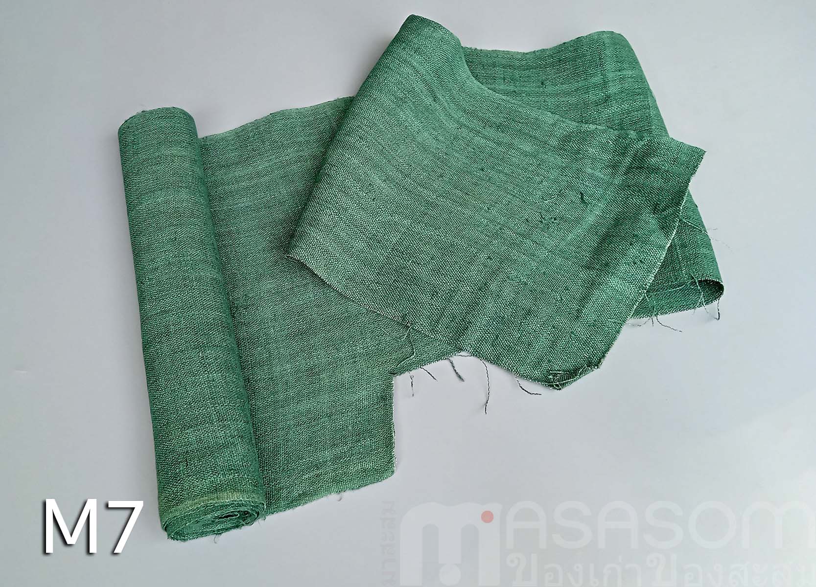 ผ้าใยกัญชงทอมือย้อมสี