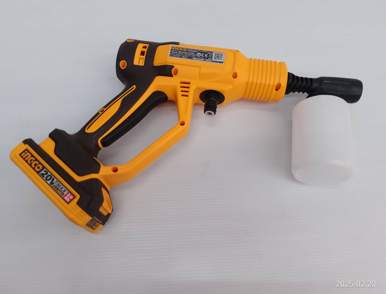 INGCO ปืนอัดฉีดแรงดันสูงไร้สาย 20V CPWLI20362