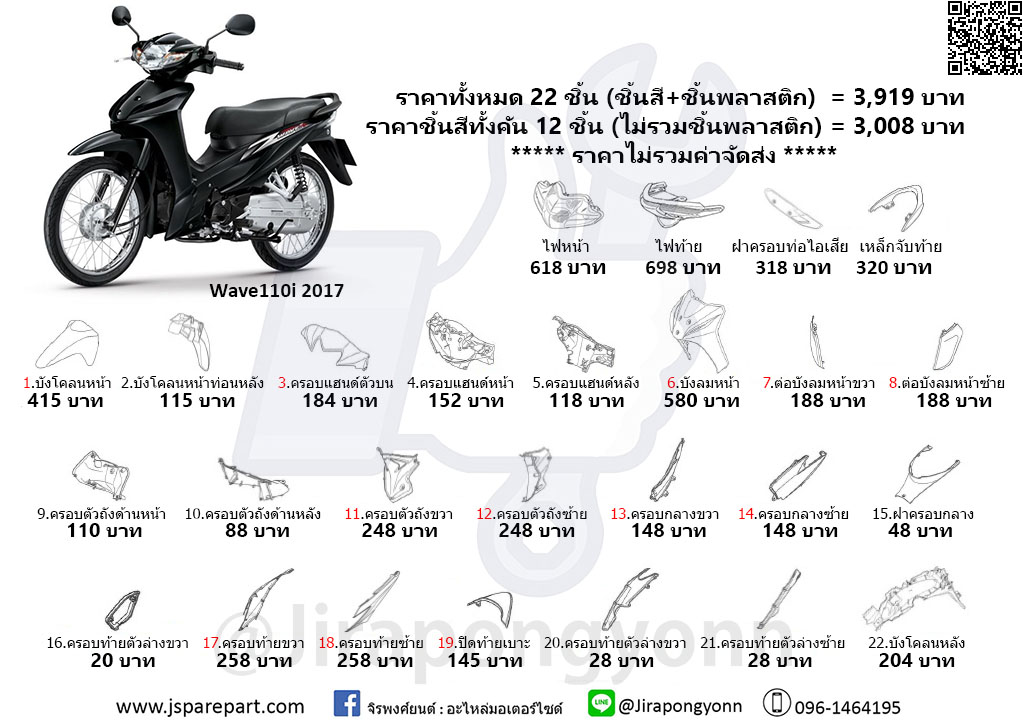 ชุดสี Wave110i (2017)