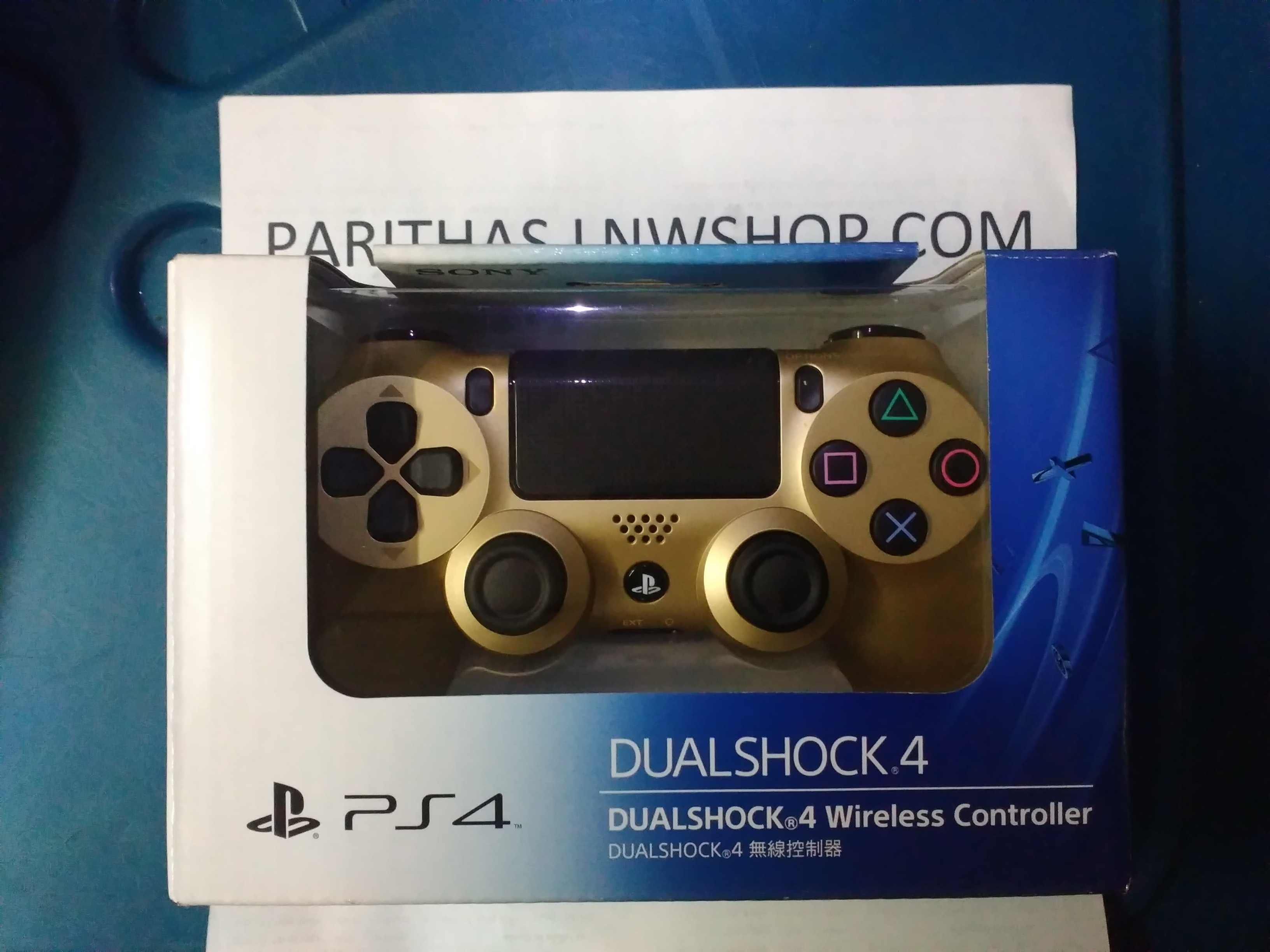 PS4 CONTROLLER DUAL SHOCK 4 สีทอง (ของแท้, ของใหม่)