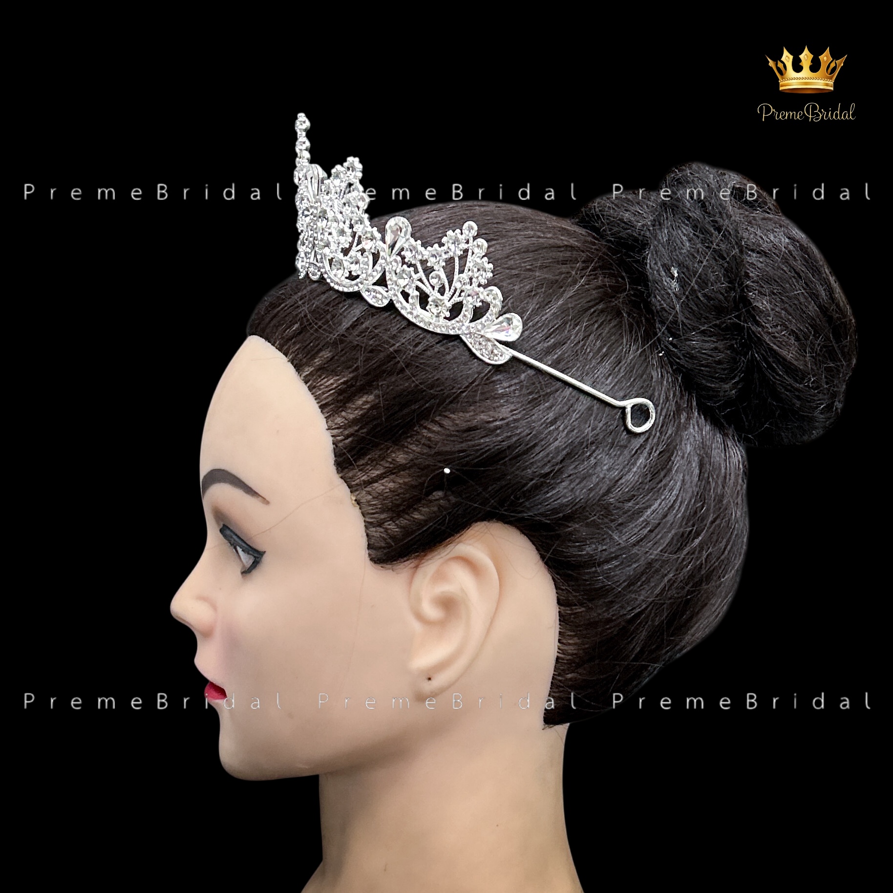 (พร้อมส่ง) เทียร่า 253 สีเงิน มงกุฎนางงาม มงกุฎเจ้าหญิง งานสวย ปราณีต QCเพชรทุกเม็ด สินค้าพร้อมส่งจากไทย