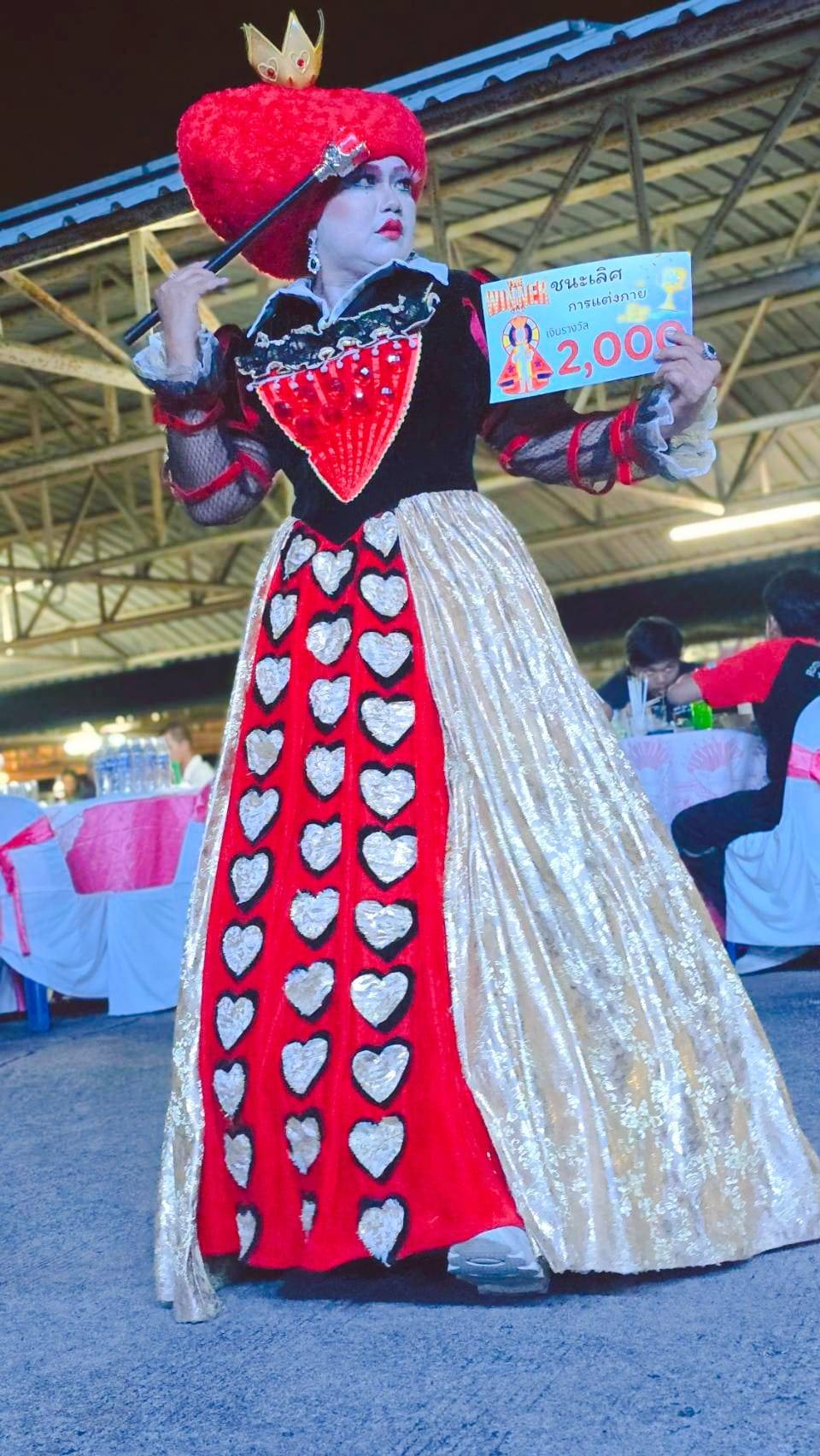 ชุดราชินีโพแดง / ชุดราชินีอิเรซเบธ / ชุด Red Queen @ อลิส อิน วันเดอร์แลนด์ / ชุดราชินีแดง / ชุดราชินีไพ่