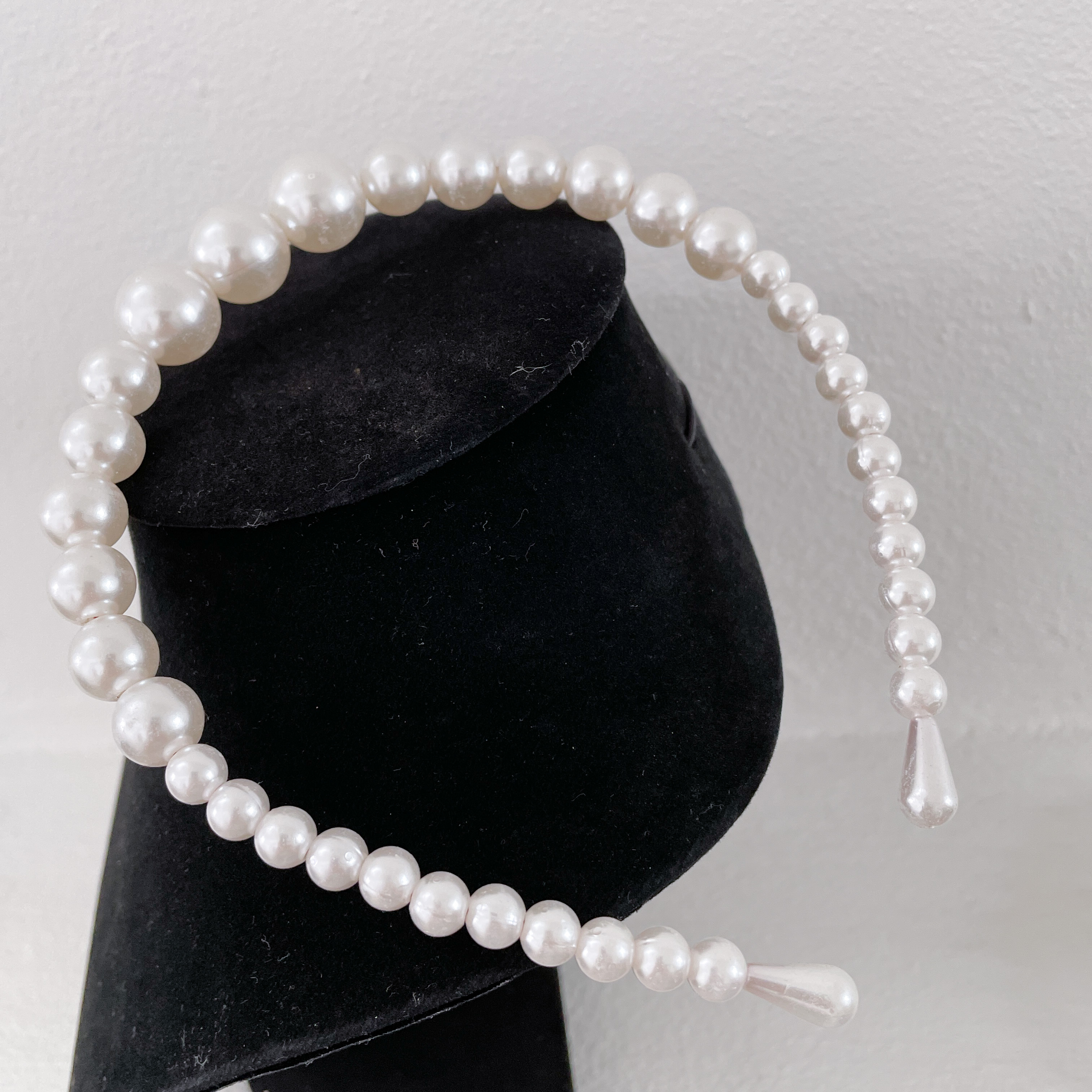 คาดผมไข่มุก 002 คาดผมพี่สาว คาดผมออกงานน่ารักๆ