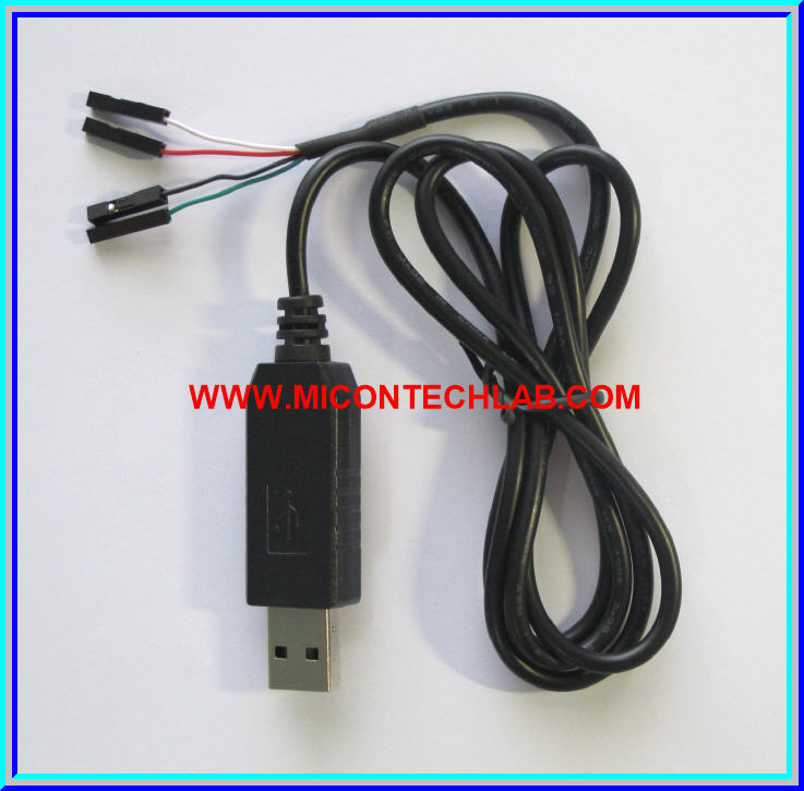 1x สายแปลง PL2303HX USB เป็น 5V TTL/UART/Serial RX TX