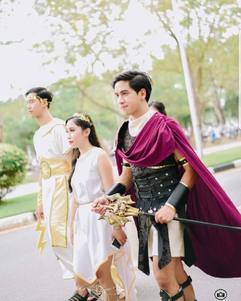 ชุดนักรบโรมัน Gladiator / ชุดแอรีส เทพเจ้าแห่งสงคราม / ชุดนักรบ / ชุดโรมัน