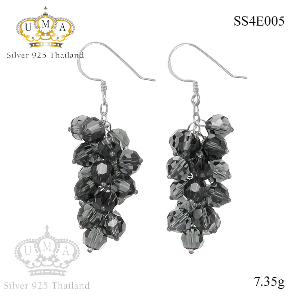 ต่างหูคริสตัล - Crystal swarovski earrings